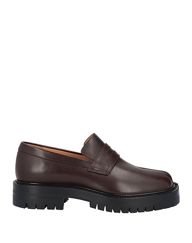 MAISON MARGIELA Loafers Dark brown Leather