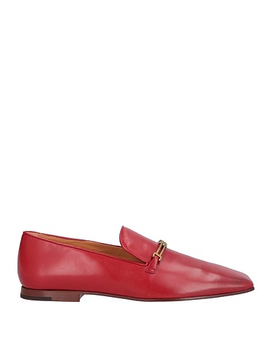 TOD'S Loafers Red Leather