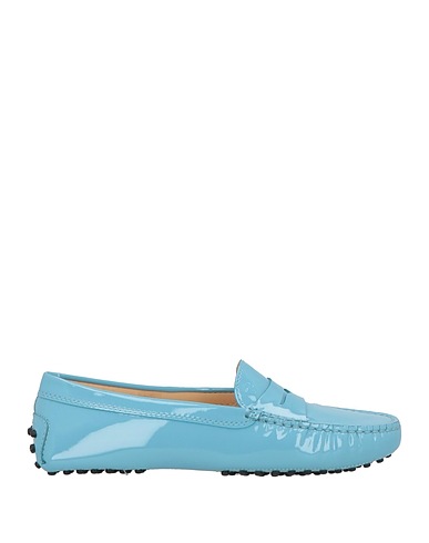 TOD'S Loafers Sky blue Leather