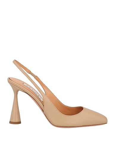 AQUAZZURA Court Beige Leather
