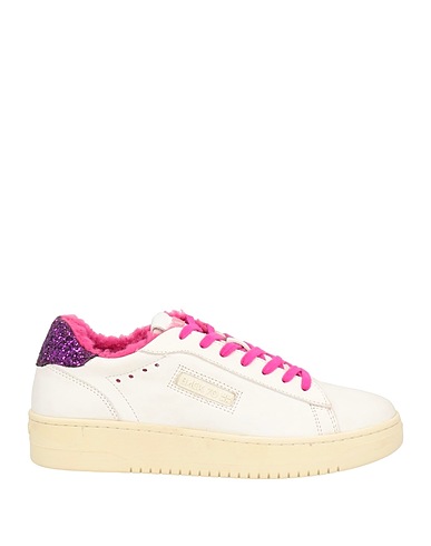 BACK 70 Sneakers Bianco Pelle, Fibre tessili