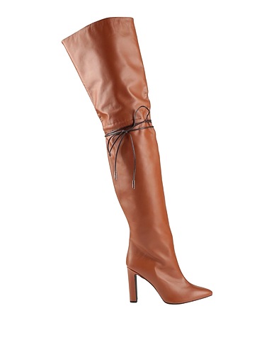 MANILA GRACE Boots CUOIO Leather