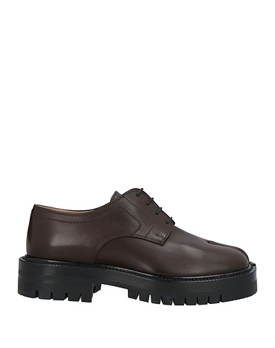 MAISON MARGIELA Laced shoes Dark brown Leather