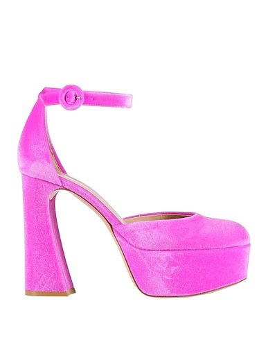 GIANVITO ROSSI Pump Fuchsia Textile fibers