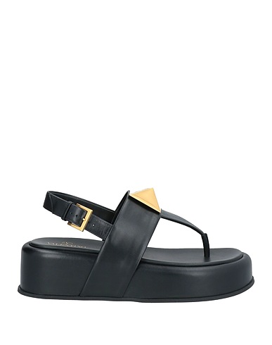 VALENTINO GARAVANI Infradito Nero Pelle
