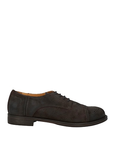 WHY NOT? Schnürschuhe Dunkelbraun Leder