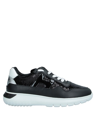 HOGAN Sneakers Nero Pelle, Fibre tessili
