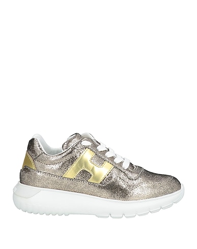 HOGAN Sneakers JUNIOR Gold Leather