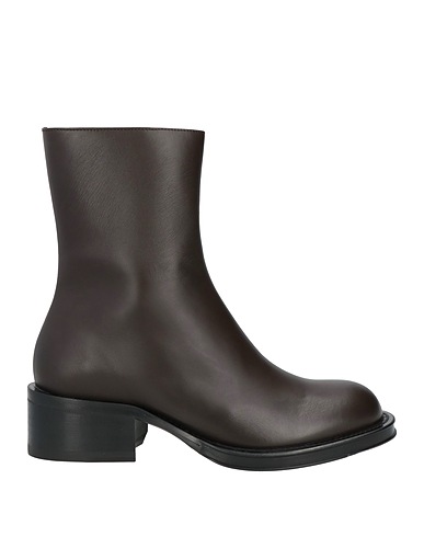 LANVIN Ankle boot Dark brown Calfskin