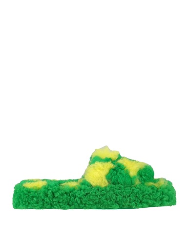 BOTTEGA VENETA Sandals Green Shearling