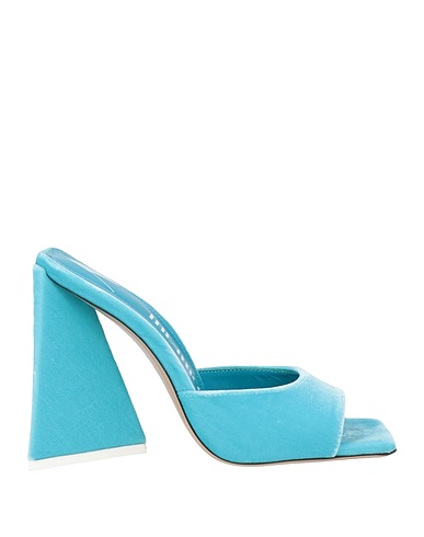 THE ATTICO Sandals Turquoise Textile fibres