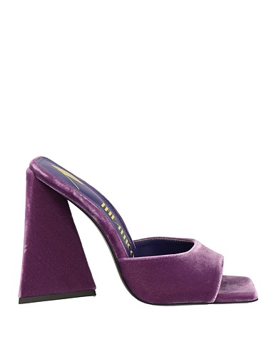 THE ATTICO Sandals Mauve Textile fibres