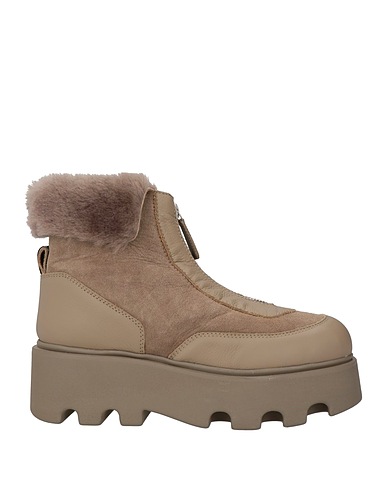 LORIBLU Ankle boot Khaki Leather
