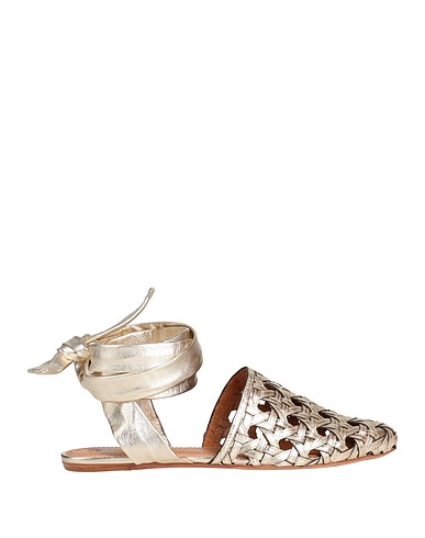 TORY BURCH Ballet flats Platinum Leather