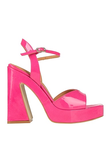 ELVIO ZANON Sandali Fucsia Pelle
