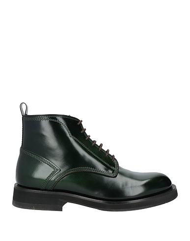 SANTONI Ankle boot Dark green Leather