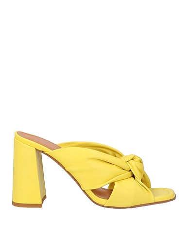 GUGLIELMO ROTTA Sandali Giallo Pelle
