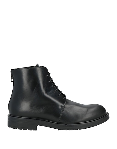 GIOVANNI CONTI Ankle boot Black Calfskin