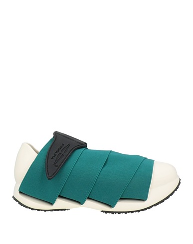 FESSURA Sneakers Vert émeraude Caoutchouc, Fibres textiles