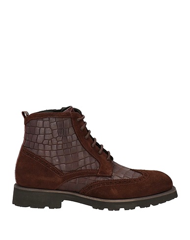 GIOVANNI CONTI Ankle boot Dark brown Leather
