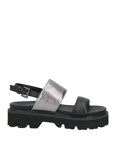 BLAUER. Sandals Black Leather
