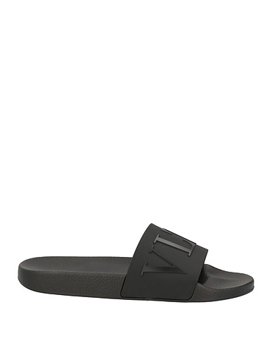 VALENTINO GARAVANI Sandals Black Textile fibers