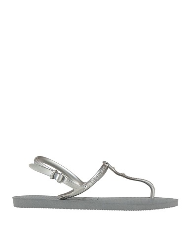 HAVAIANAS Flip flops GRIGIO Rubber, Swarovski® Crystal