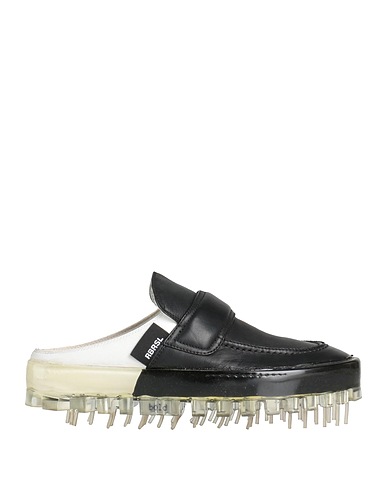 RBRSL RUBBER SOUL Mules and clogs BOLD Black Leather
