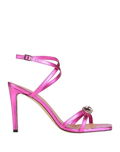 PINKO Sandals Fuchsia Leather