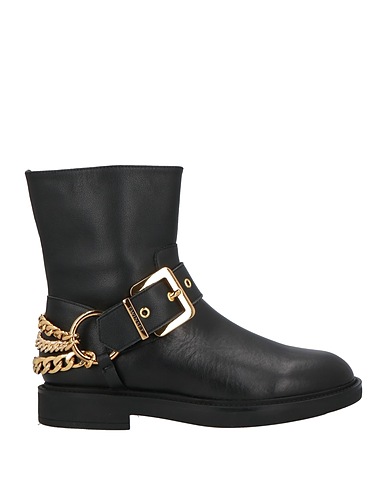 TWINSET Ankle boot Black Cow leather