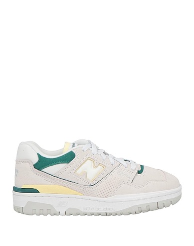 NEW BALANCE Sneakers Light grey Leather, Textile fibres