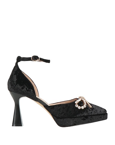 EMANUÉLLE VEE Court Black Textile fibres