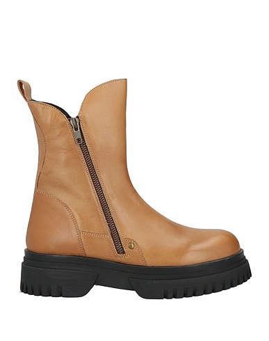 EMANUÉLLE VEE Stiefelette Sand Leder
