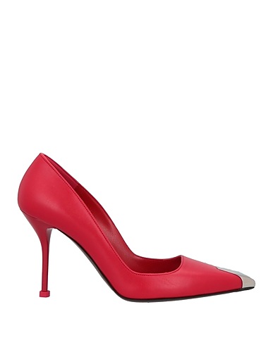 MCQUEEN Court Red Calfskin