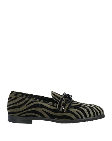 SPAZIOZERO8 Mocassino Verde Pelle