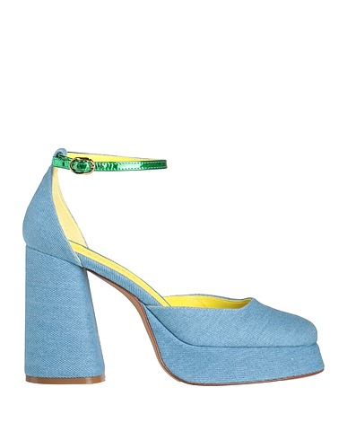 ROBERTO FESTA Pump Blue Textile fibers