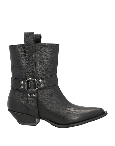 MANILA GRACE Ankle boot Black Cow leather