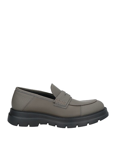 GIOVANNI CONTI Loafers Grey Calfskin