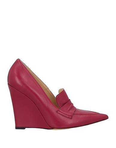 LE FABIAN Mocassino Magenta Pelle