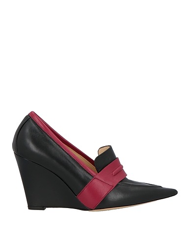 LE FABIAN Loafers Black Leather