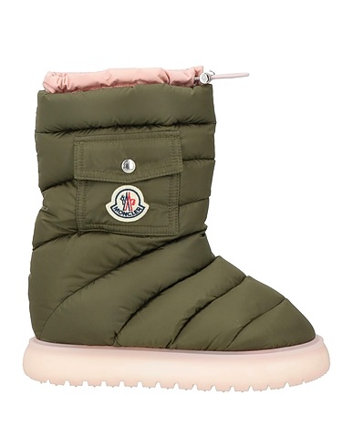 MONCLER Ankle boot Military green Textile fibres
