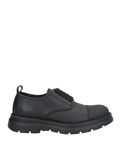 GIOVANNI CONTI Laced shoes Black Leather