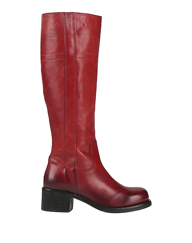 MOMA Stivali Rosso Pelle
