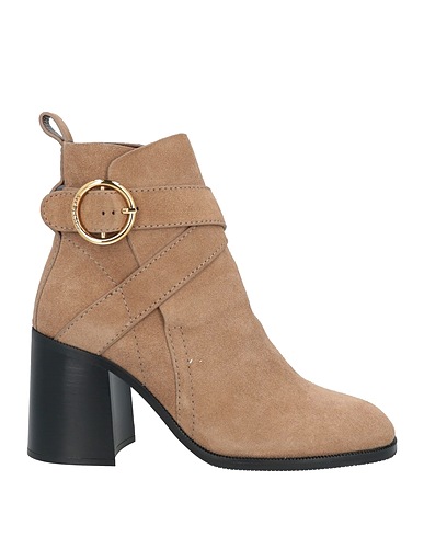 SEE BY CHLOÉ Ankle boot Beige Leather