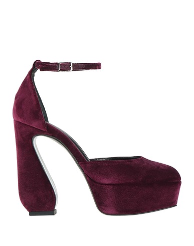 SI ROSSI by SERGIO ROSSI Court Plum Textile fibres