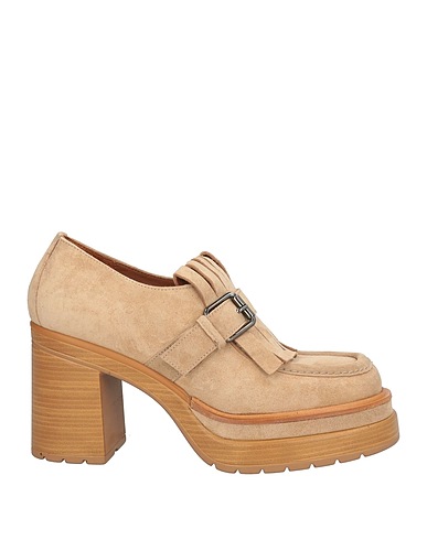 PONS QUINTANA Loafers Beige Leather