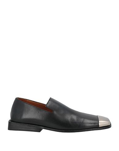 MARSÈLL Loafers Black Calfskin, Metal