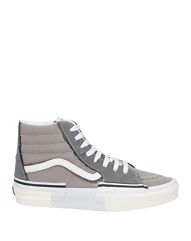 VANS Sneakers Grigio Pelle, Fibre tessili