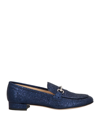 CARLA ORTI® Loafers Blue Leather