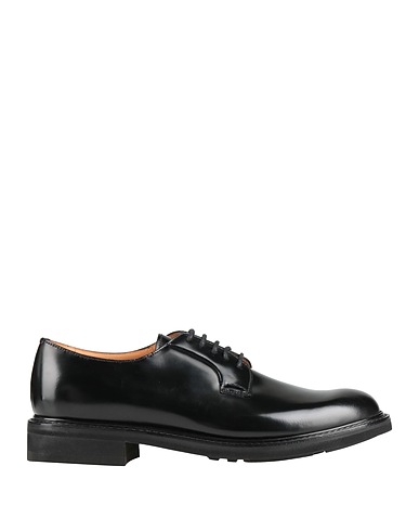 CHURCH'S Laced shoes Black Leather